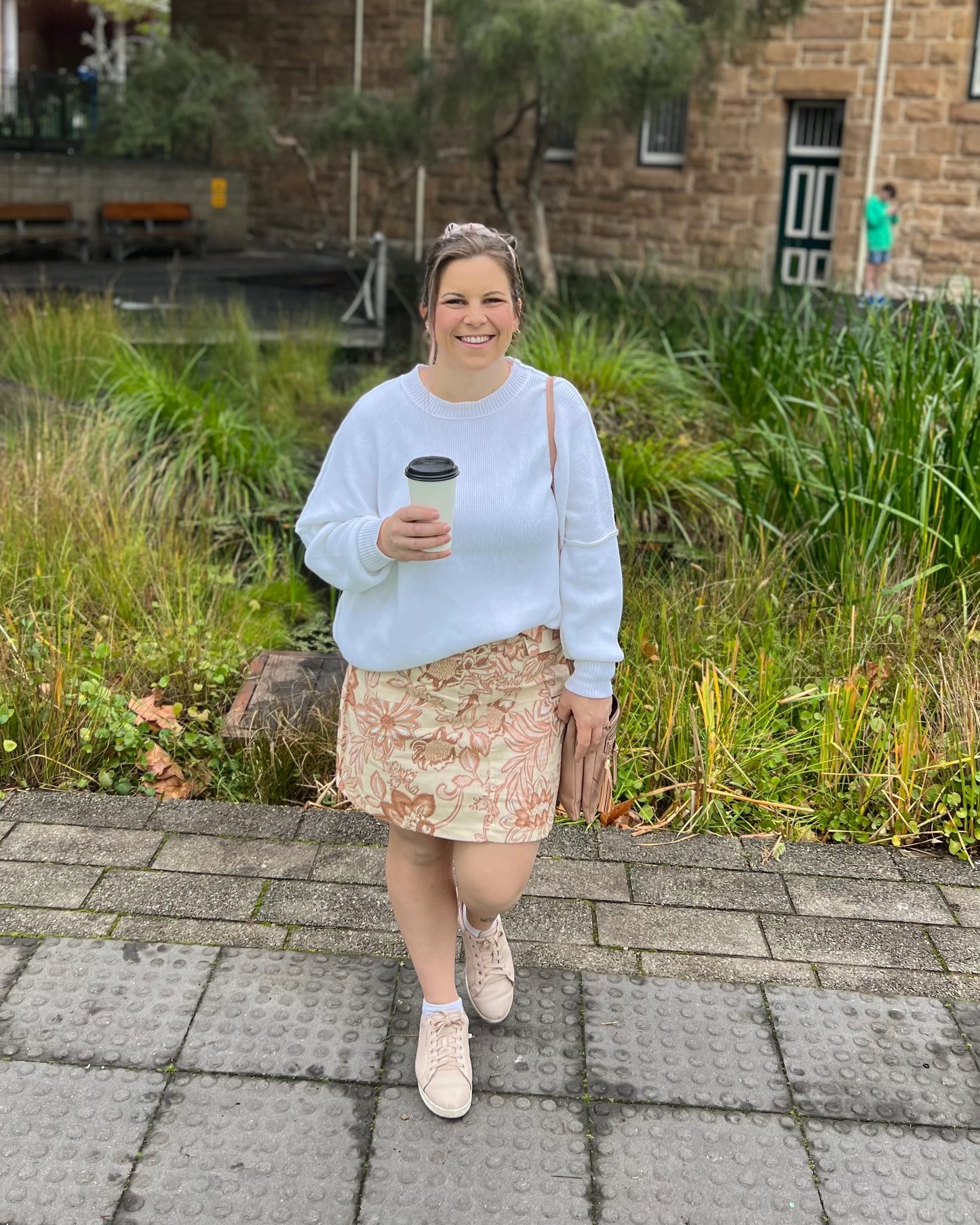 Emelia Mini Skirt - Peach Bloom | Sass Clothing | Looking for that go to bottom? Look no further, the Emellia Mini Skirt ticks all of the boxes. Chic, comfy, can be dressed up or down and in light weight cotton
If | Ciao Bella Dresses