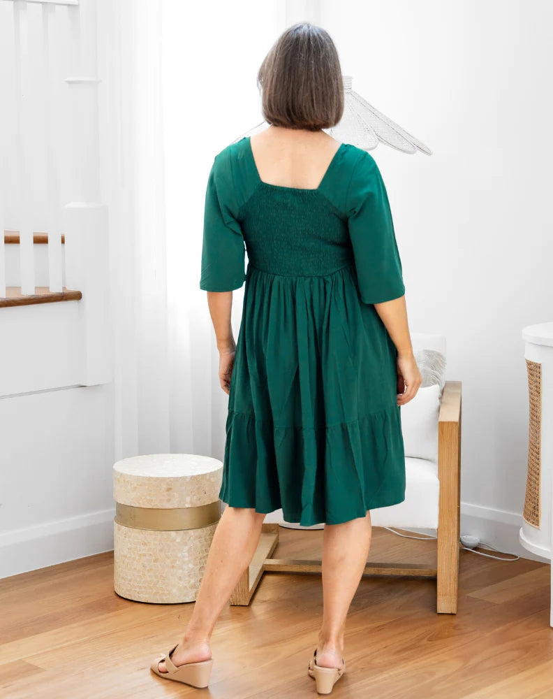 Alana Dress - Forest