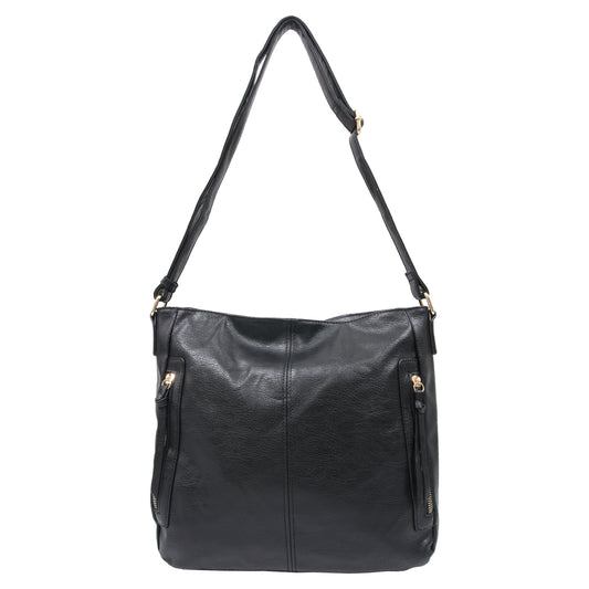 Lizzie Shoulder Bag: A box style shape with two zip features on the front. A simple design made for the on-the-go gal. Long tassels adorn the zips and lead to two large front pockets. An - Ciao Bella Dresses - Sassy Duck