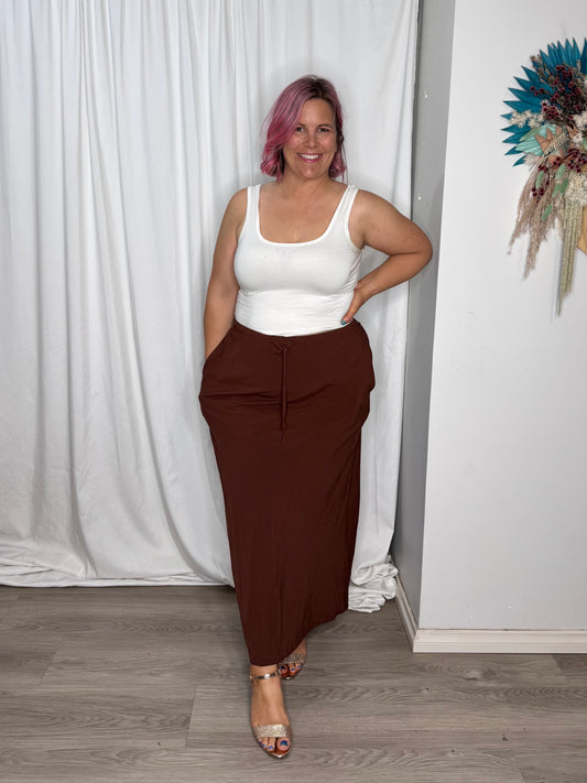 Bianca Skirt - Mocha