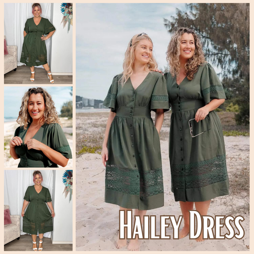 **NEW** Hailey Midi Dress: The Hailey Dress is a stunning all-rounder that can be dressed up or down, depending on the situation. It is made with breastfeeding parents in mind, however, is per - Ciao Bella Dresses - For Mae