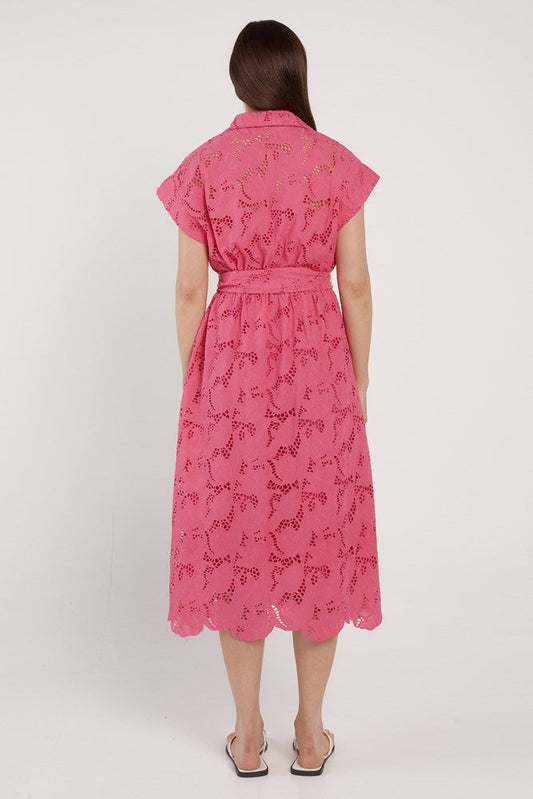 Worth It Dress - Hot Pink