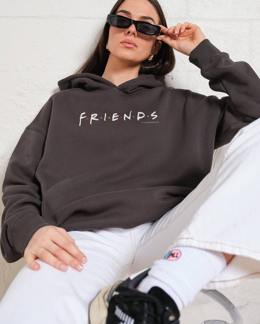 Friends Logo Hoodie - Charcoal