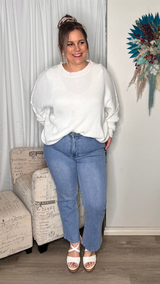 Layla Bootcut Jeans: Denim lovers assemble! The Layla Jean is that perfect pair of jeans you have been looking for. They are a mid rise, slim straight leg with a slight flare made from 1 - Ciao Bella Dresses - Sass Clothing