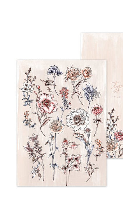 Typoflora Pocket Notebook in Botanical Print: These stunning pieces are designed in Sydney and make the sweetest addition to your handbag

detailed botanical design on interior of cover
full colour 300gsm paper  - Ciao Bella Dresses - Typoflora