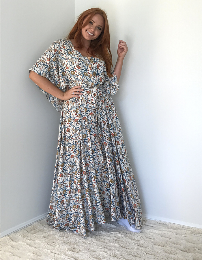 Cape Dress - Santorini - Ciao Bella Dresses