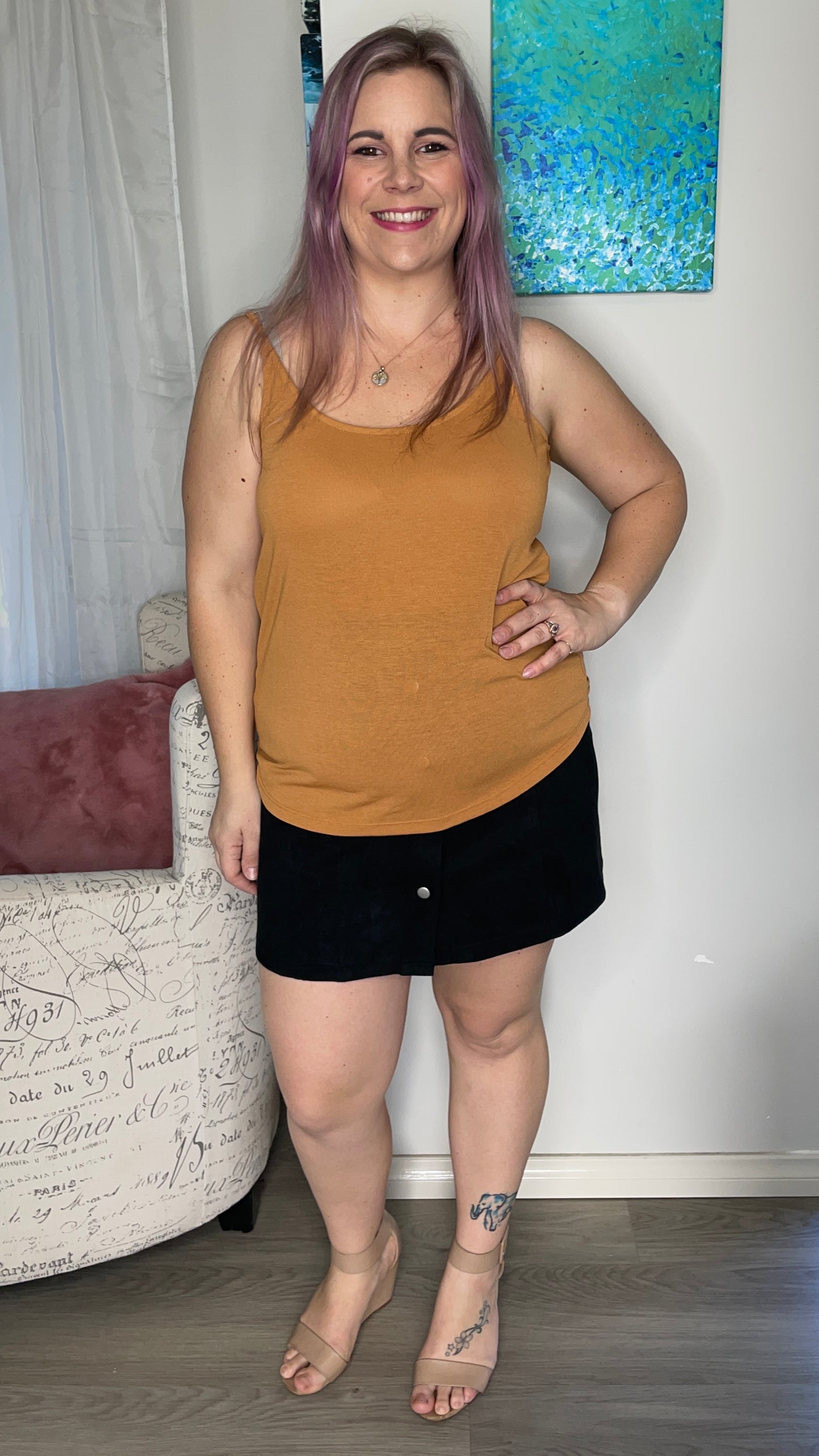 Jasper Cami - Apricot - Ciao Bella Dresses