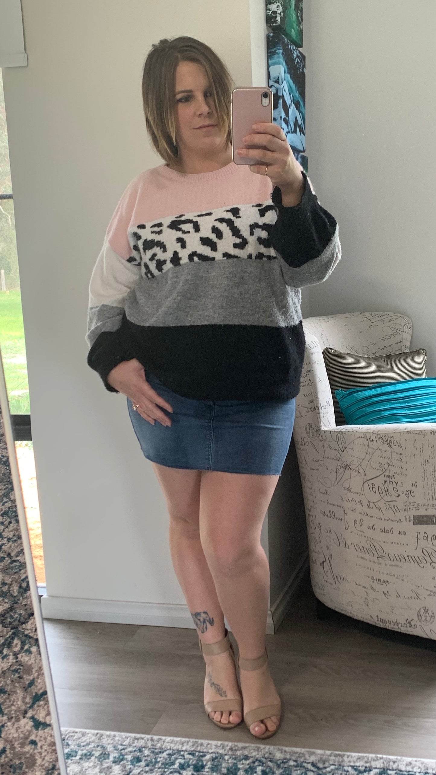 Expo Denim Skirt - Ciao Bella Dresses