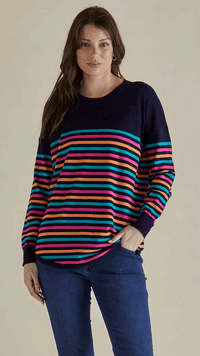 Sophie Knit Jumper - Rainbow Stripe
