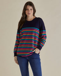 Sophie Knit Jumper - Rainbow Stripe
