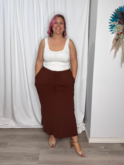 Bianca Skirt - Mocha