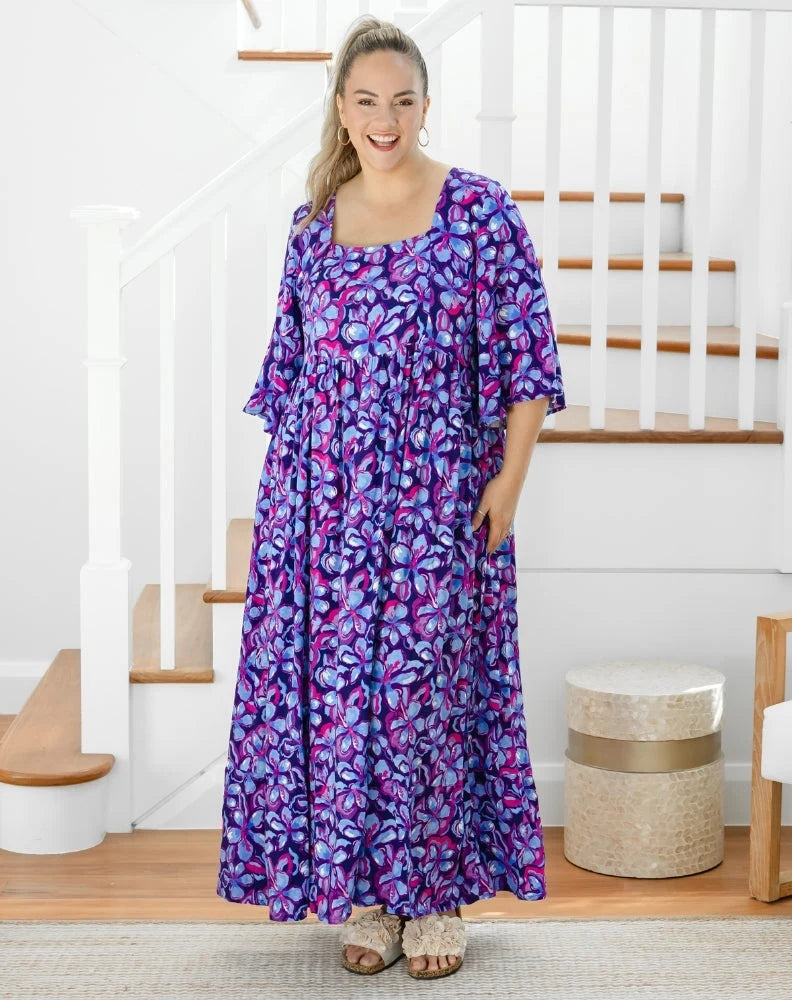 Kalani Maxi Dress - Violet Blossom
