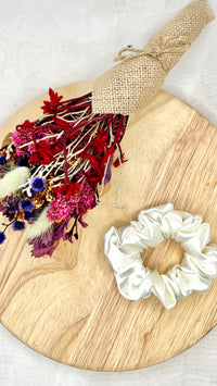 Berry Sweet Regular Satin Scrunchies | Berry Sweet Scrunchies | Satin scrunchies are our top seller, a crowd favourite! Super stretchy and comfortable to wear - you won't be disappointed! This scrunchie comes in a variety of gorg