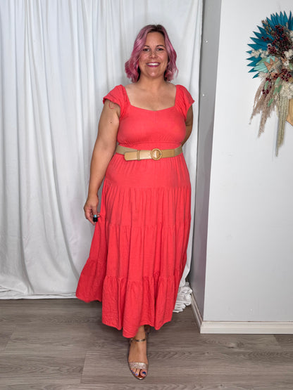 Sadie Dress - Red