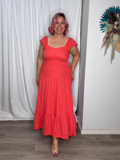 Sadie Dress - Red