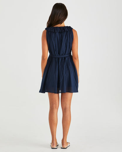 Belen Dress - Navy