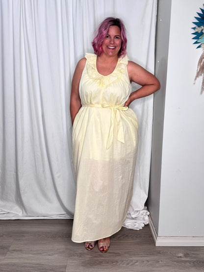 Lilla Dress - Butter Yellow