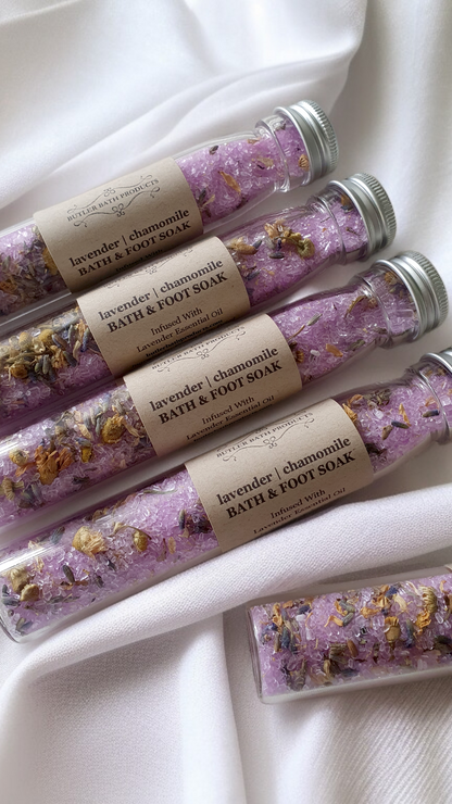 Bath Salt Soak Test Tubes