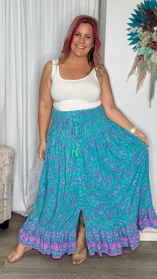 Naomi Maxi Skirt - Tranquility