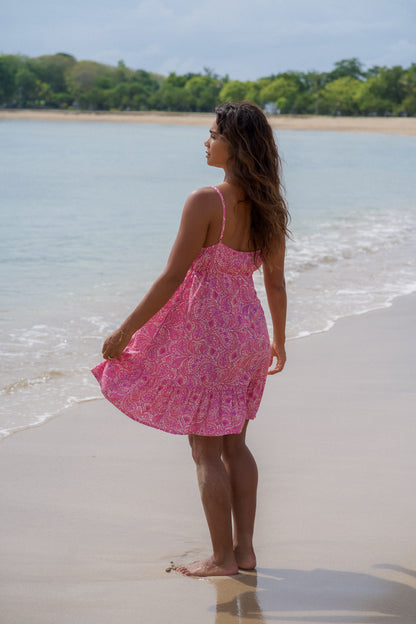 Alani Mini Dress - Pink Fizz