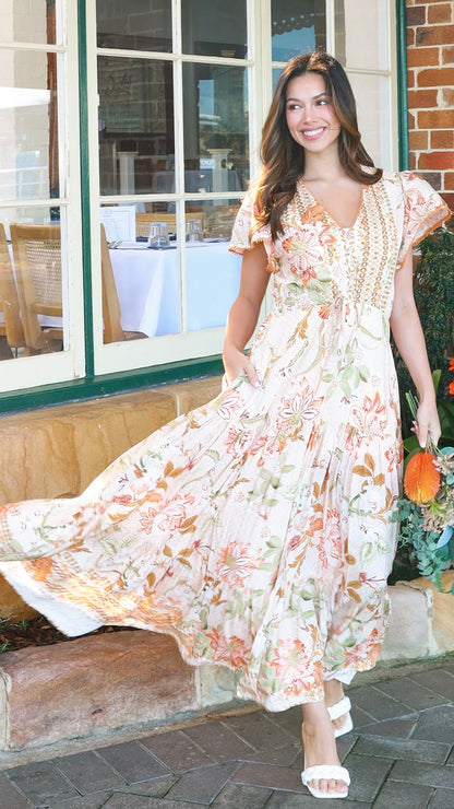 Charleigh Dress - Cream