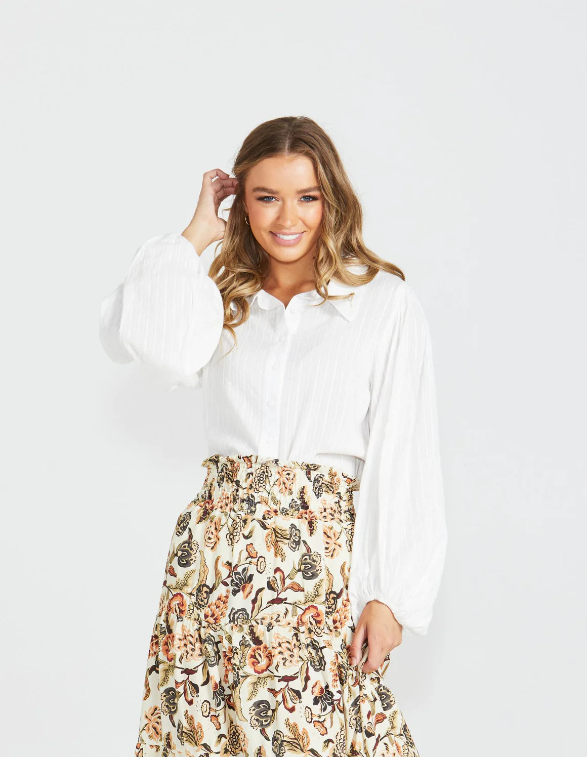 Adeline Shirt - White