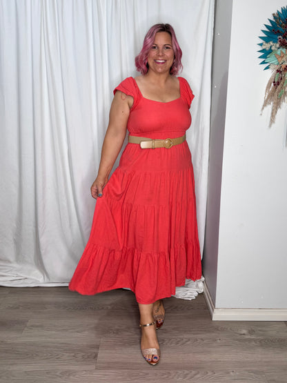 Sadie Dress - Red