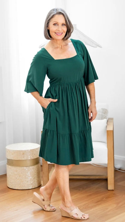 Alana Dress - Forest