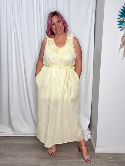 Lilla Dress - Butter Yellow