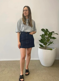 Aline Denim Mini Skirt