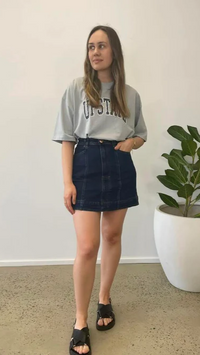Aline Denim Mini Skirt