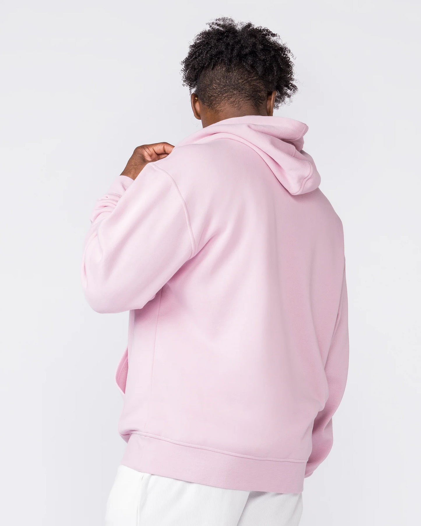 Worldclass Oversized Hoodie - Powder Pink