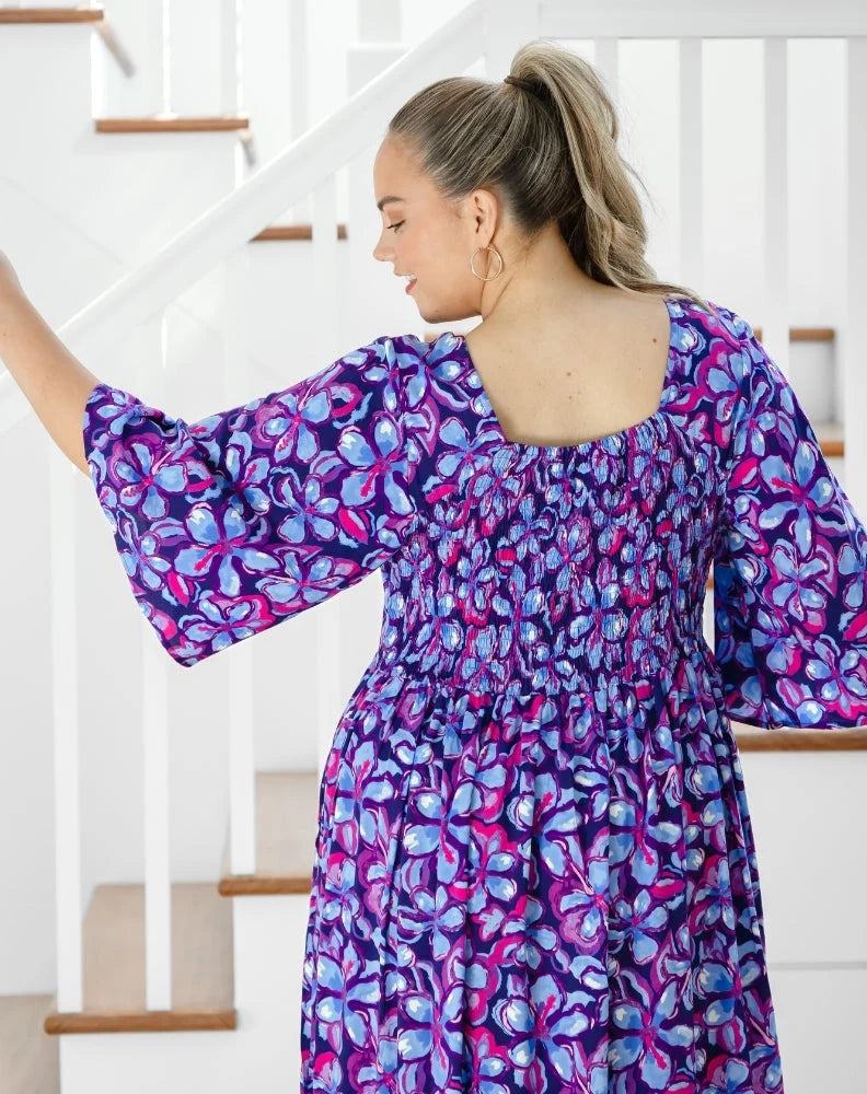 Kalani Maxi Dress - Violet Blossom