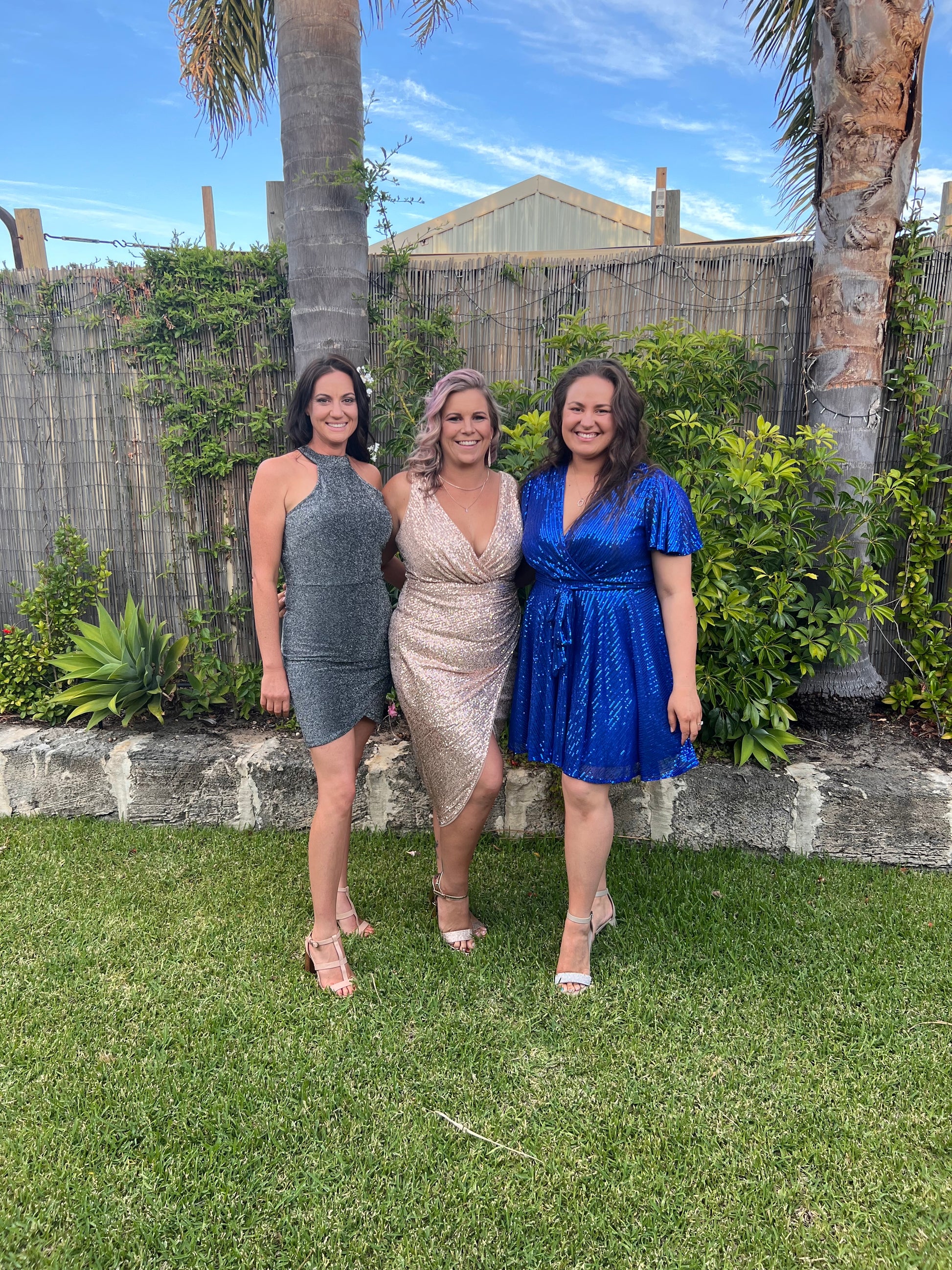 Kim Sequin Dress - Rose Gold - Lumier by Bariano - Ciao Bella Dresses Kim Sequin Dress - Rose Gold - Lumier by Bariano - Ciao Bella Dresses