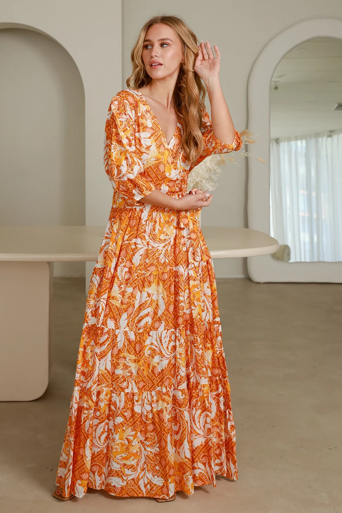 **PREORDER** Ryleigh Maxi Dress (Due early April): 
PREORDER: This item is a preorder item and on it’s way to us as we speak. Order now to secure your size and it will be sent out to you once it arrives at Ciao Bella - Ciao Bella Dresses - Dreamcatcher