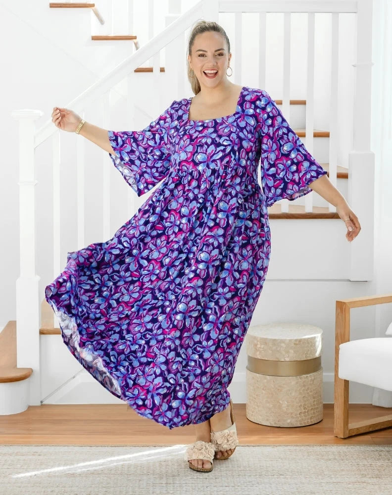 Kalani Maxi Dress - Violet Blossom