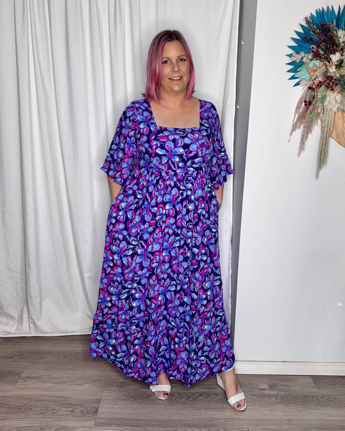 Kalani Maxi Dress - Violet Blossom