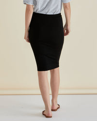 Alicia Midi Skirt - Black
