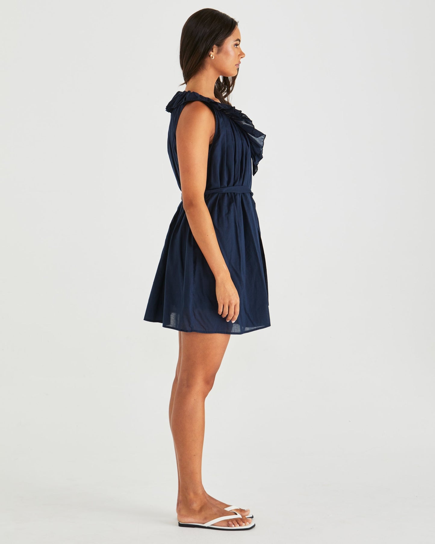 Belen Dress - Navy