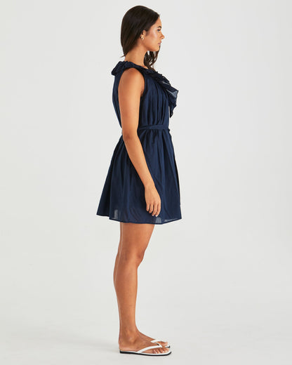 Belen Dress - Navy
