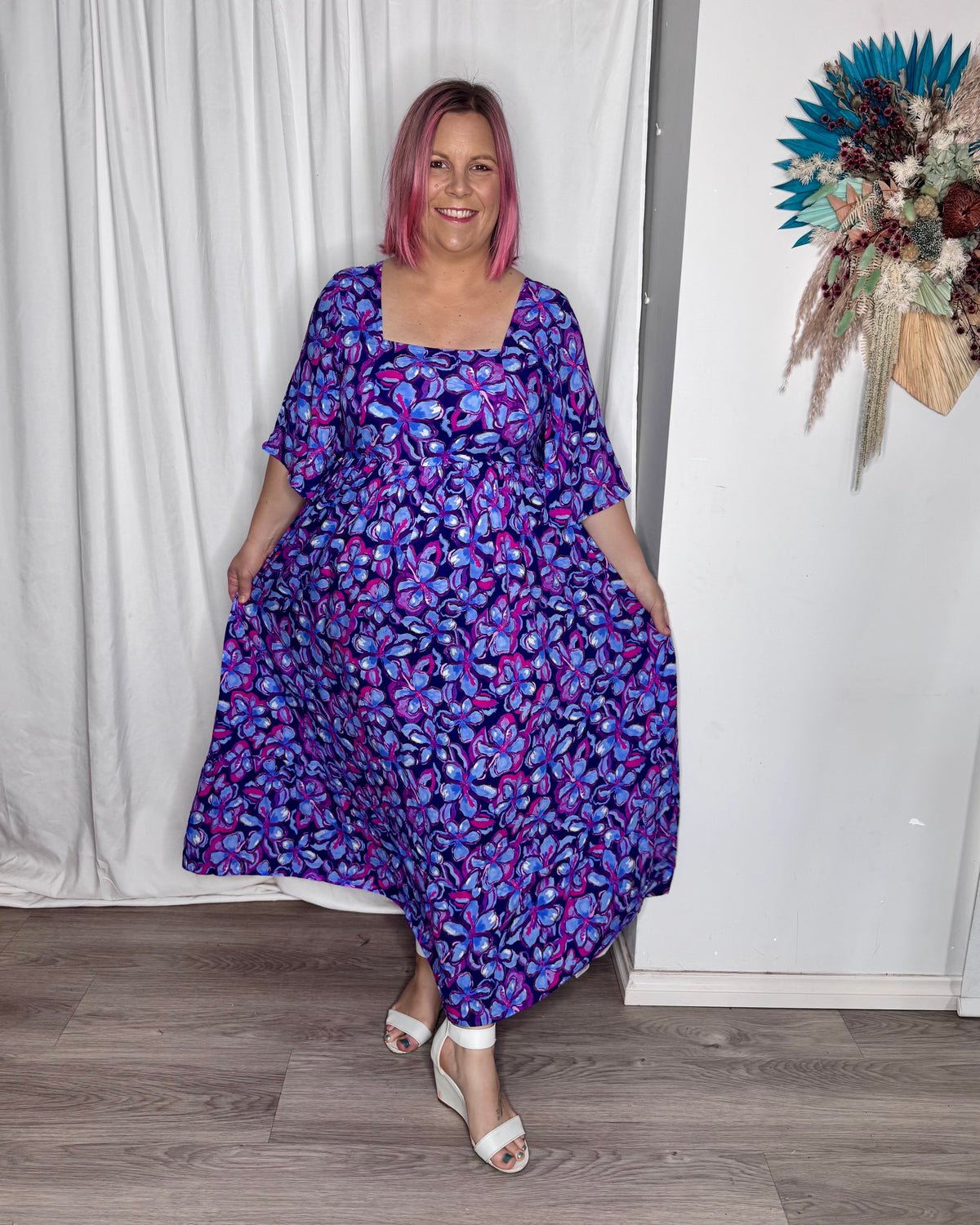 Kalani Maxi Dress - Violet Blossom