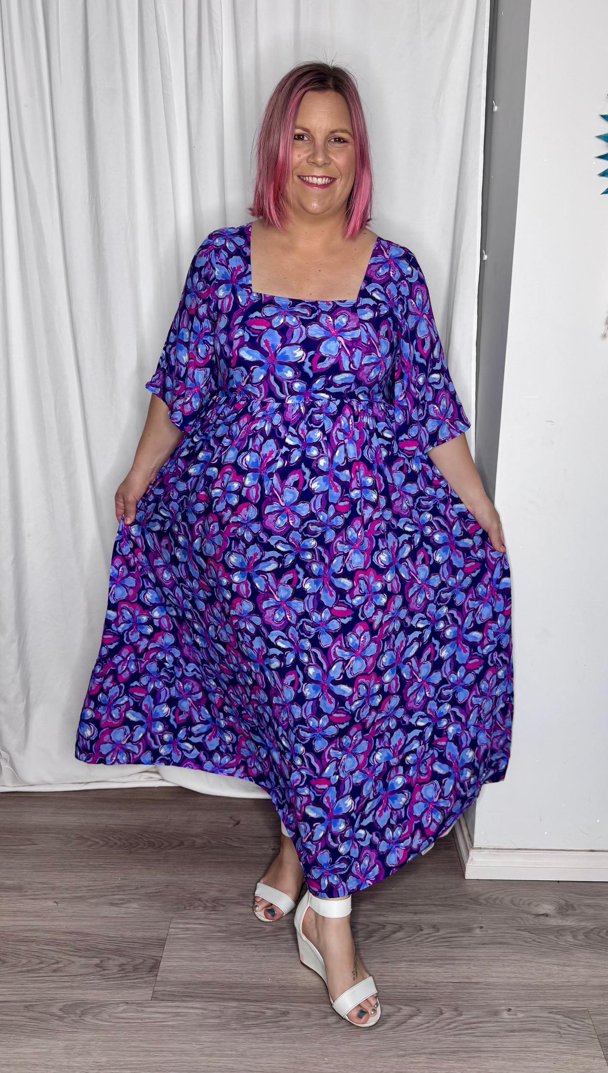 Kalani Maxi Dress - Violet Blossom