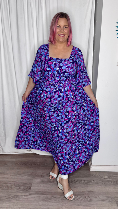 Kalani Maxi Dress - Violet Blossom