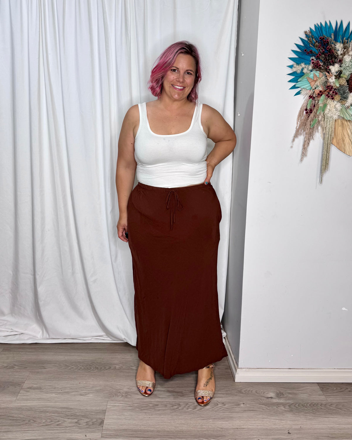 Bianca Skirt - Mocha