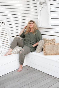 *NEW* Ryker Ripped Joggers | Hope & Harvest | The Ryker Ripped Joggers are the perfect everyday piece for your wardrobe. Made from stretch twill with a soft but hardy composition. Rip detailing and side and back