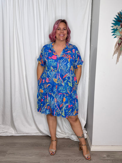 Sherry Shirt Dress - Reef