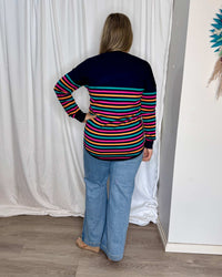 Sophie Knit Jumper - Rainbow Stripe