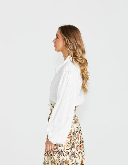 Adeline Shirt - White