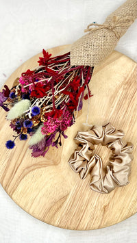 Berry Sweet Regular Satin Scrunchies | Berry Sweet Scrunchies | Satin scrunchies are our top seller, a crowd favourite! Super stretchy and comfortable to wear - you won't be disappointed! This scrunchie comes in a variety of gorg