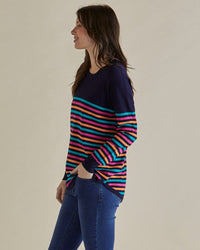 Sophie Knit Jumper - Rainbow Stripe